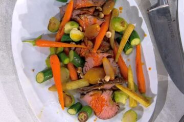 roast beef con giardino di verdure di Michele Farru