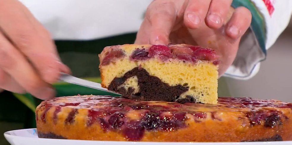 torta rovesciata alle ciliegie di Antonio Paolino