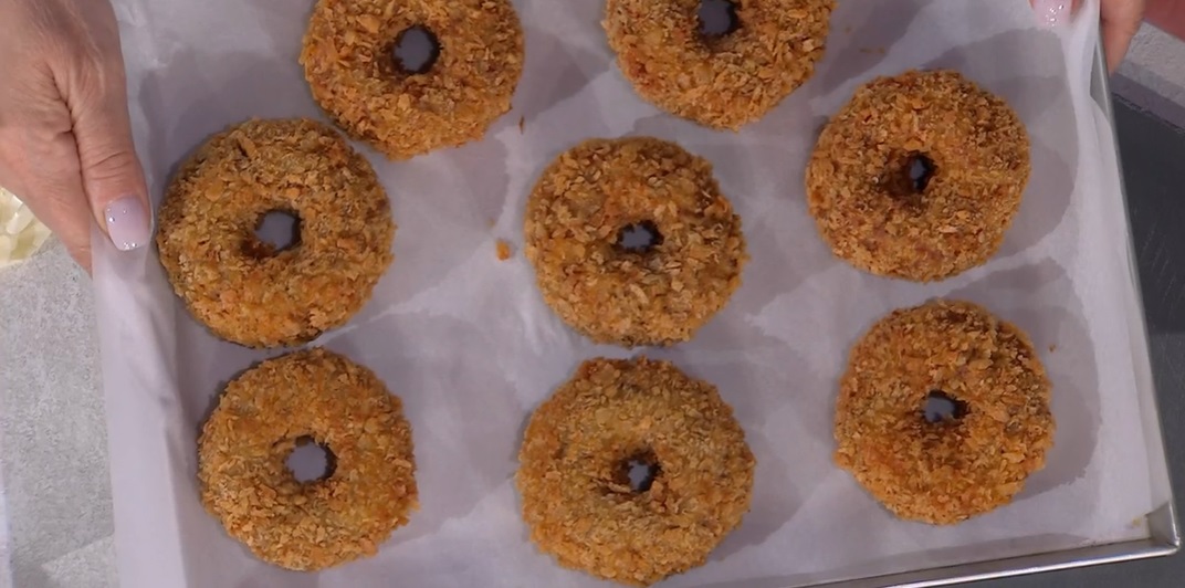 donuts di tacchino fritti di gemelli Billi