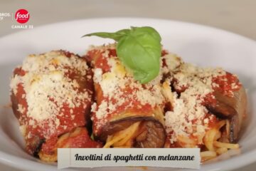 involtini di spaghetti con melanzane