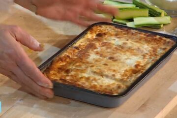 parmigiana di zucchine in bianco