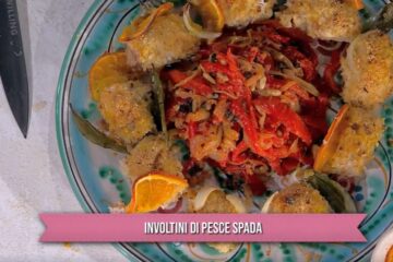 involtini di pesce spada e peperoni alla palermitana di Giusina Battaglia