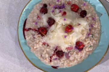 risotto alle ciliegie di Sergio Barzetti