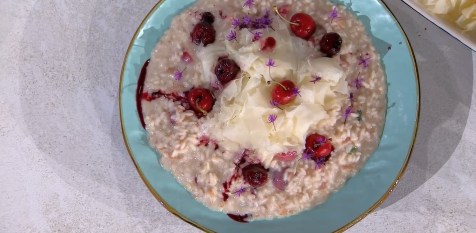 risotto alle ciliegie di Sergio Barzetti