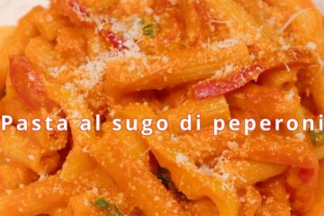 pasta al sugo di peperoni