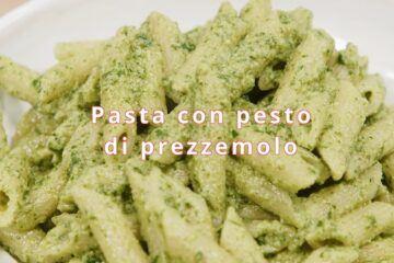 pasta con pesto di prezzemolo