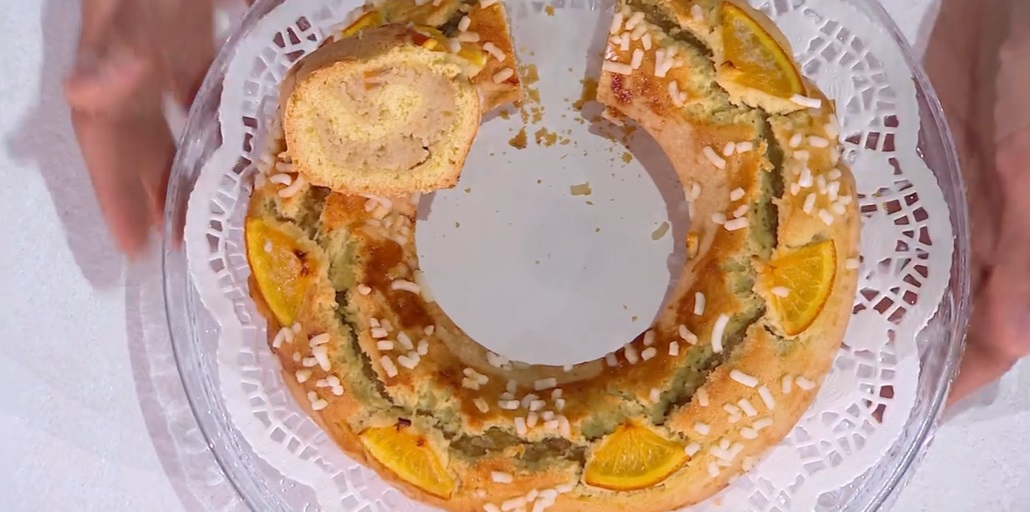 ciambella di frolla con mandorle e arance di Antonio Paolino