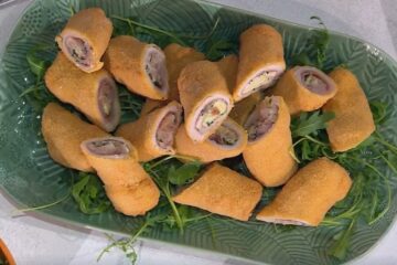 involtini fritti con chips croccanti di gemelli Billi