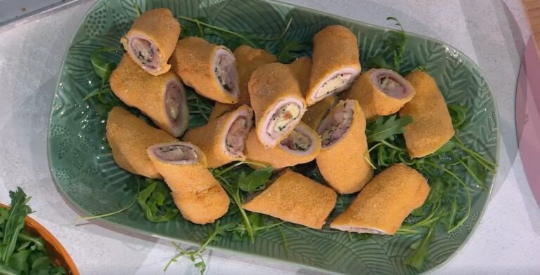 involtini fritti con chips croccanti di gemelli Billi