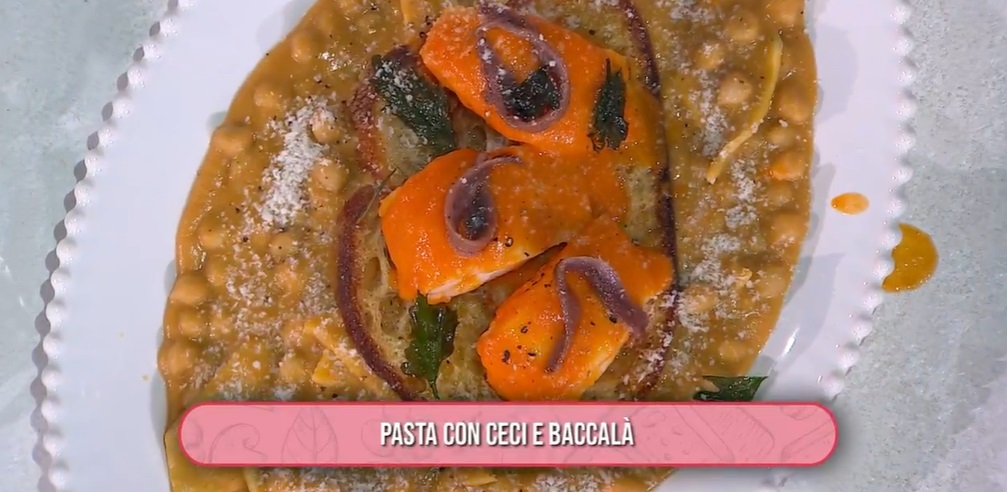 pasta con ceci e baccalà di Gian Piero Fava