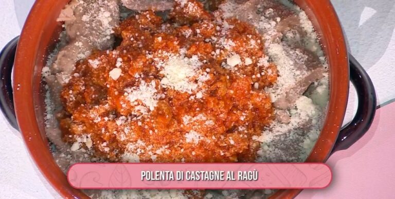 polenta di castagne al ragù di Daniele Persegani