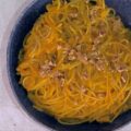 spaghetti zucca salsiccia e noci di Federico Fusca