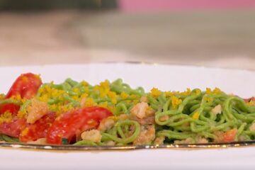 tagliolini verdi al pomodoro e basilico di Ivano Ricchebono