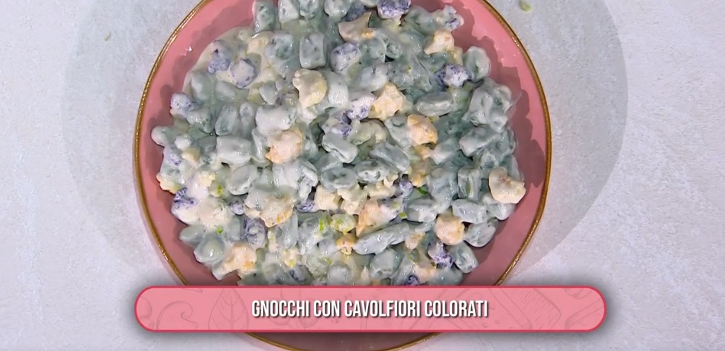 gnocchi con cavolfiori colorati di Antonio Paolino