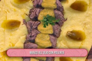 manzo all'olio con polenta di Andrea Mainardi