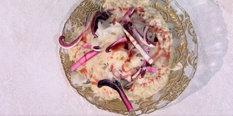 risotto radicchio e raspadura di Sergio Barzetti