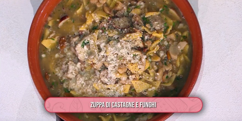 zuppa di castagne e funghi di Daniele Persegani